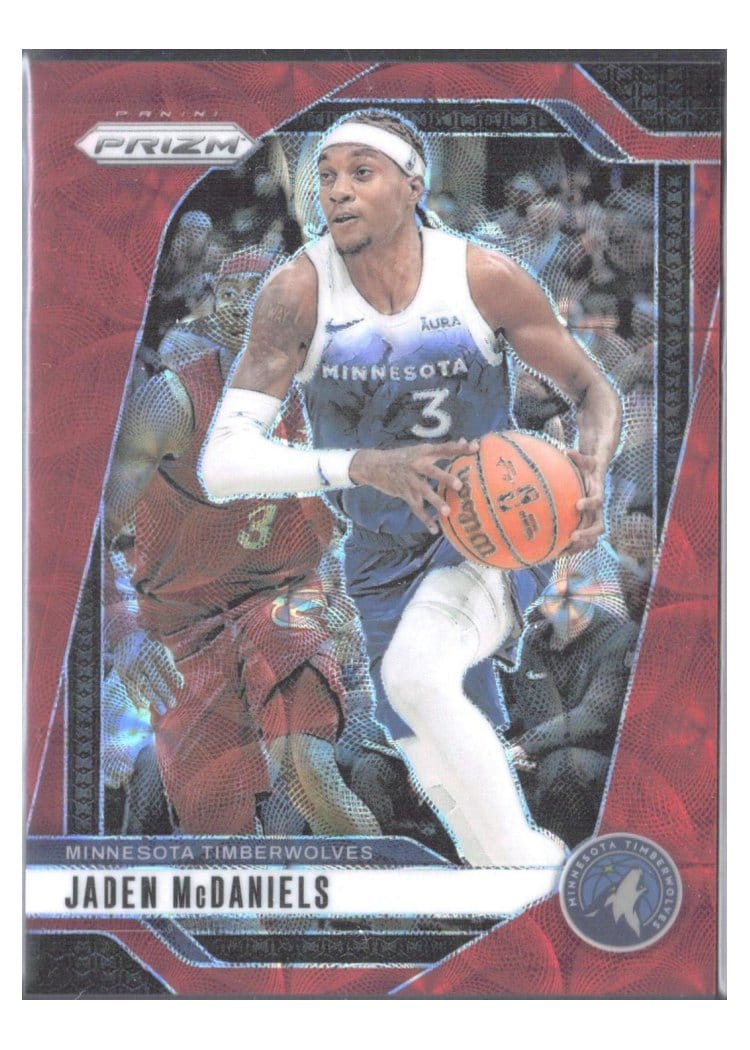 2024-25 Panini Prizm Base Set Jaden McDaniels #175 card