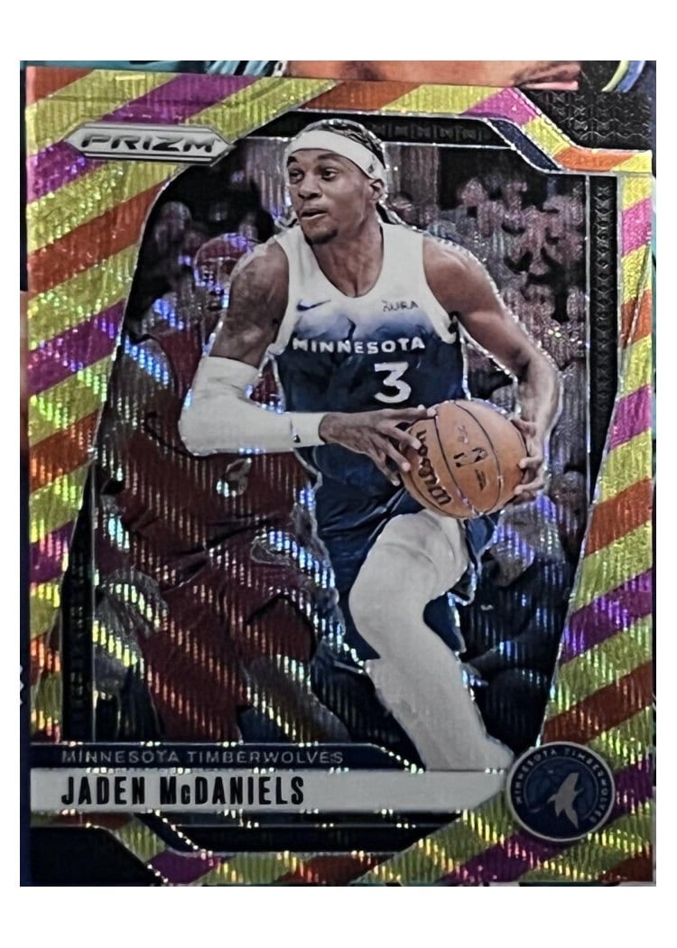 2024-25 Panini Prizm Base Set Jaden McDaniels #175 card