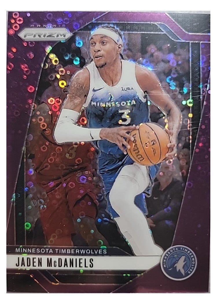 2024-25 Panini Prizm Base Set Jaden McDaniels #175 card