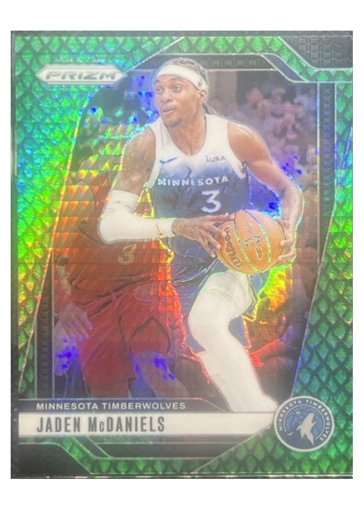 2024-25 Panini Prizm Base Set Jaden McDaniels #175 card
