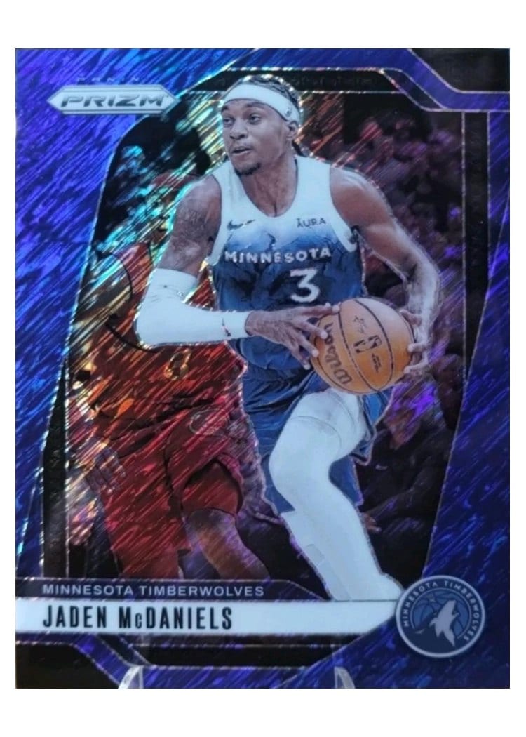 2024-25 Panini Prizm Base Set Jaden McDaniels #175 card