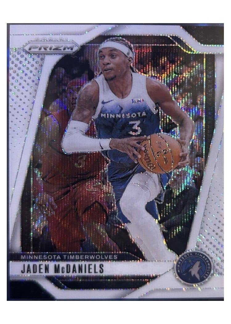 2024-25 Panini Prizm Base Set Jaden McDaniels #175 card