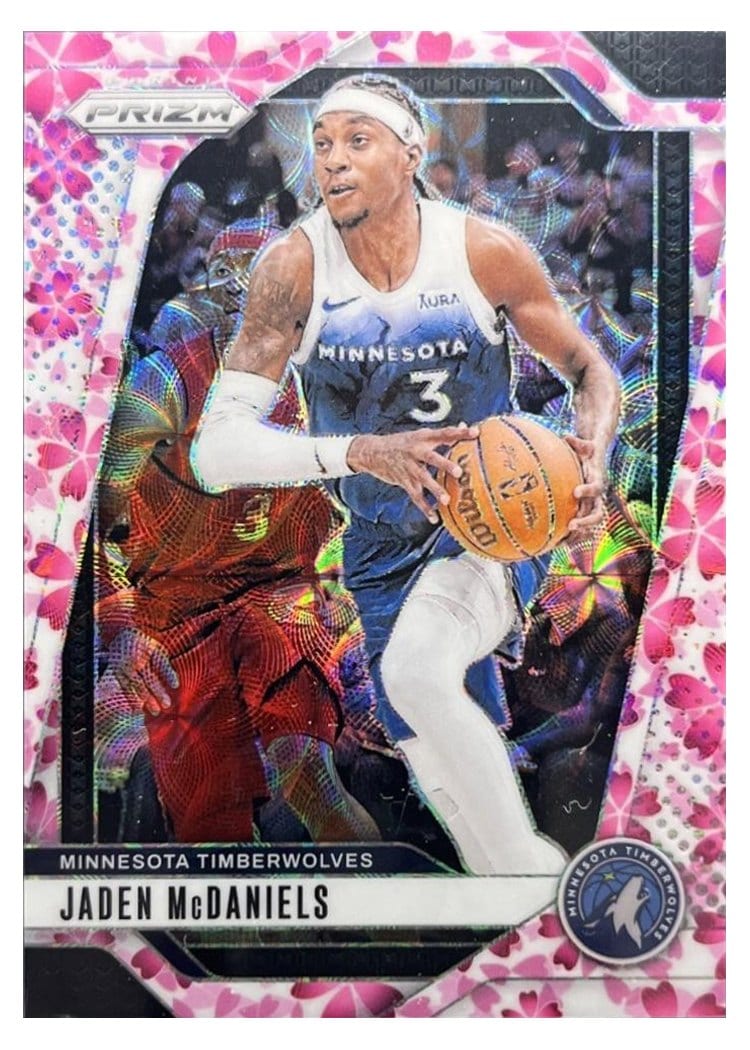 2024-25 Panini Prizm Base Set Jaden McDaniels #175 card