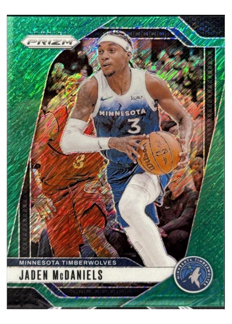 2024-25 Panini Prizm Base Set Jaden McDaniels #175 card