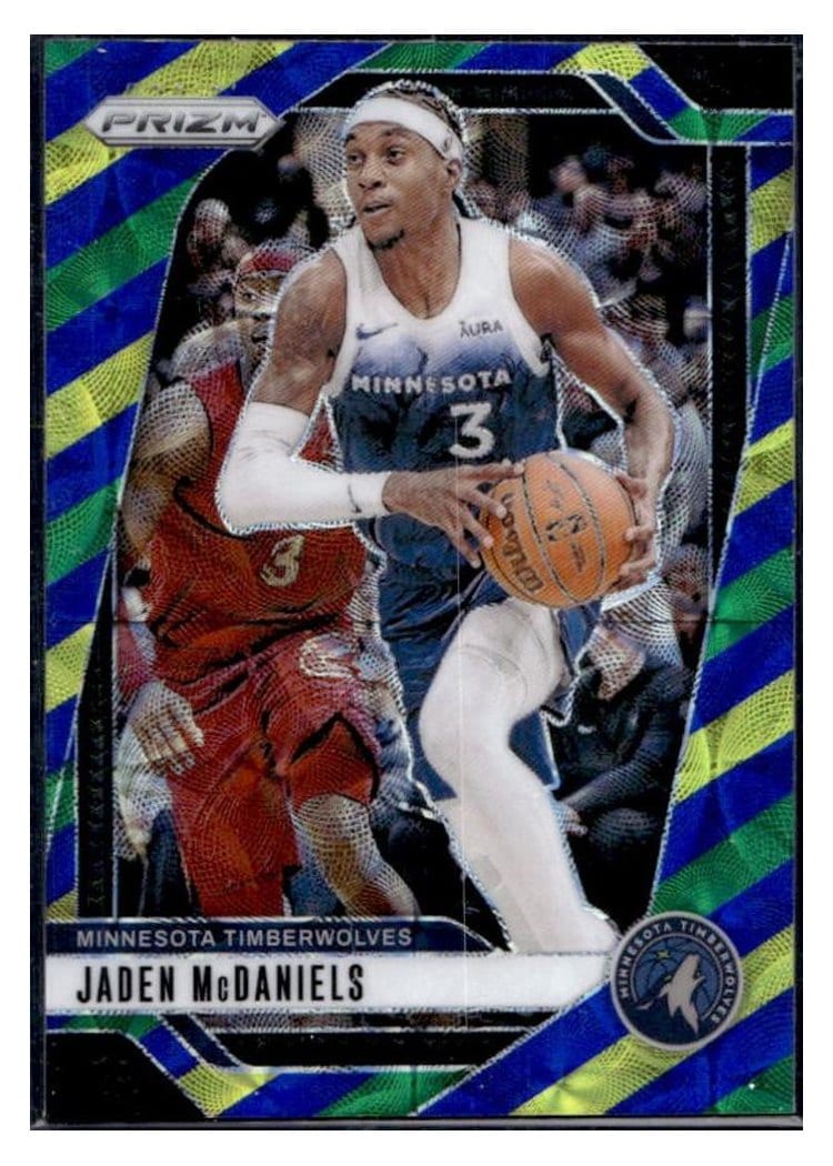 2024-25 Panini Prizm Base Set Jaden McDaniels #175 card