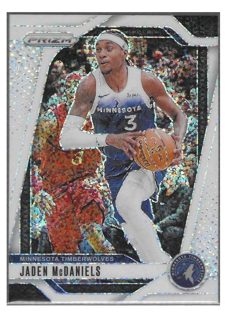 2024-25 Panini Prizm Base Set Jaden McDaniels #175 card