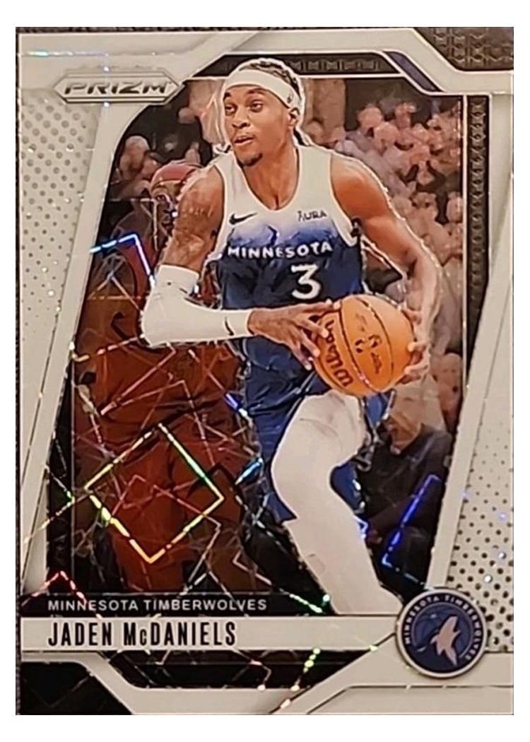 2024-25 Panini Prizm Base Set Jaden McDaniels #175 card