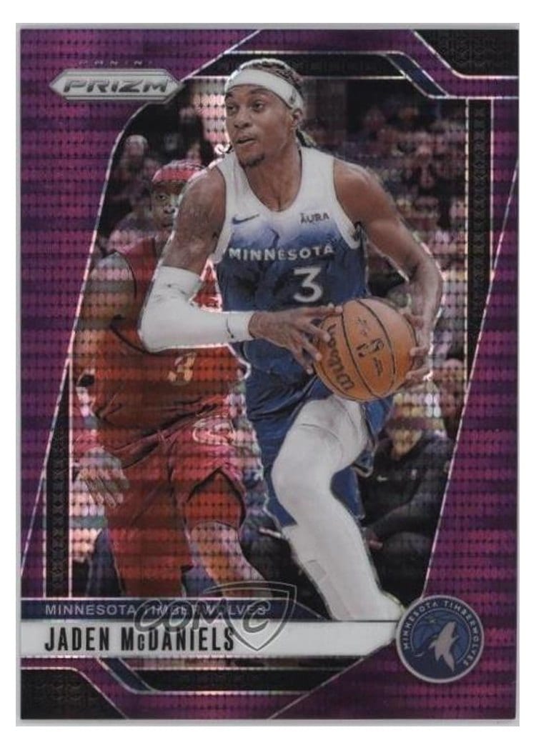 2024-25 Panini Prizm Base Set Jaden McDaniels #175 card