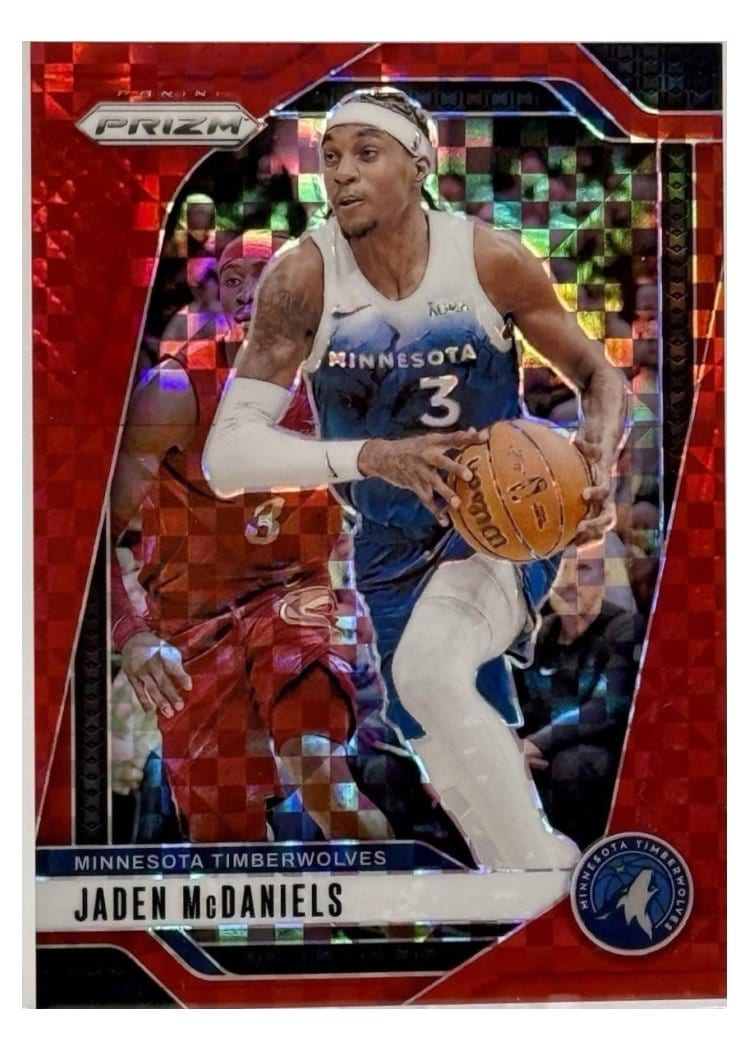 2024-25 Panini Prizm Base Set Jaden McDaniels #175 card