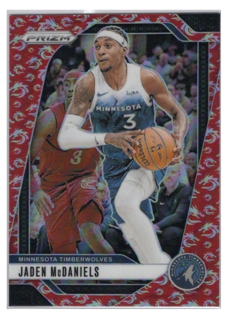 2024-25 Panini Prizm Base Set Jaden McDaniels #175 card