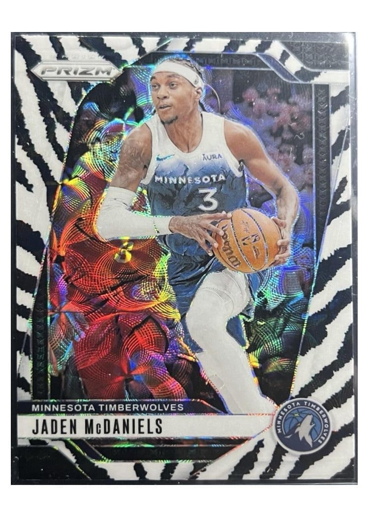 2024-25 Panini Prizm Base Set Jaden McDaniels #175 card