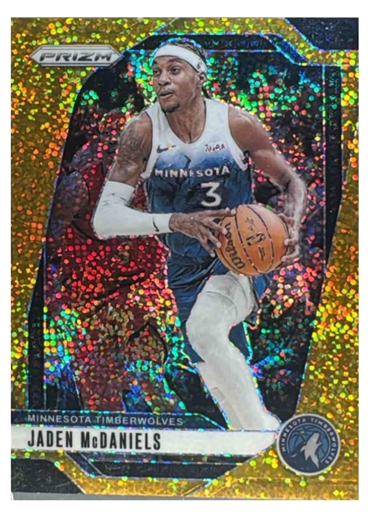 2024-25 Panini Prizm Base Set Jaden McDaniels #175 card