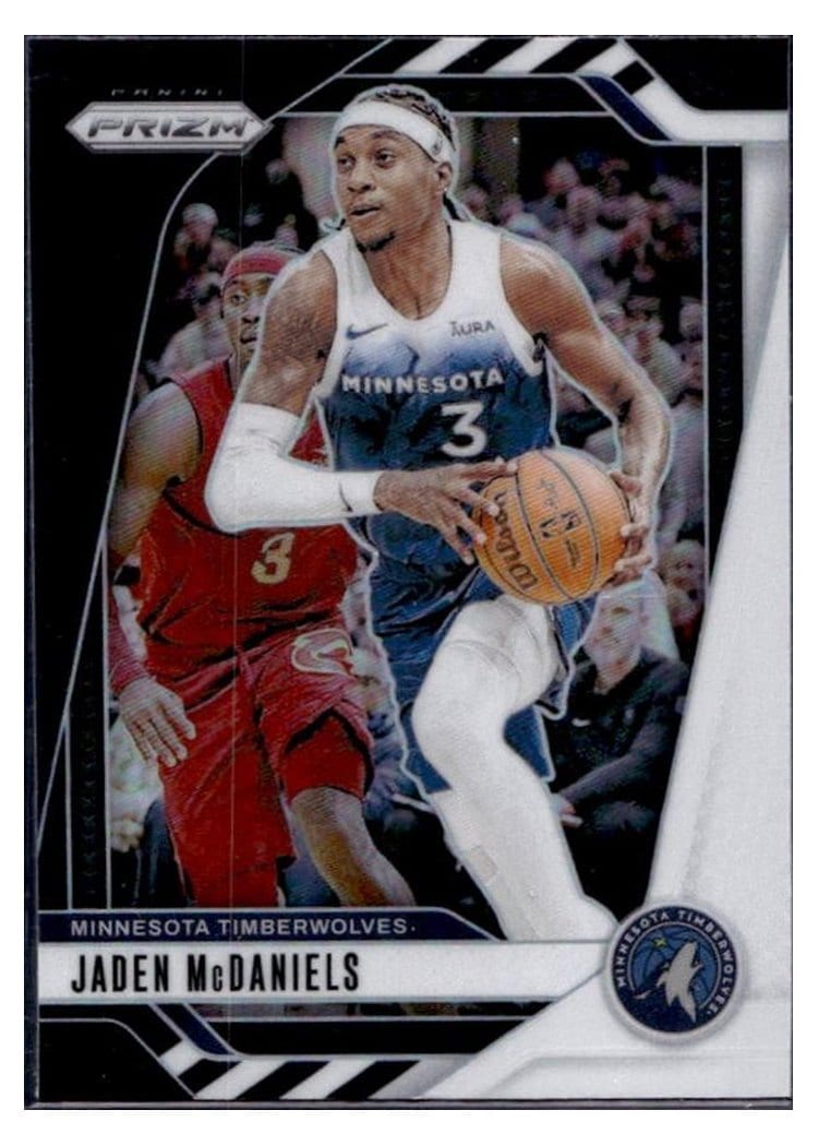 2024-25 Panini Prizm Base Set Jaden McDaniels #175 card
