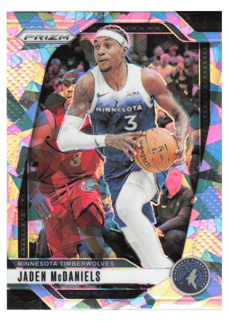 2024-25 Panini Prizm Base Set Jaden McDaniels #175 card