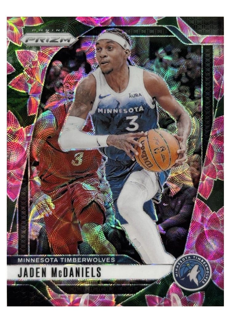 2024-25 Panini Prizm Base Set Jaden McDaniels #175 card
