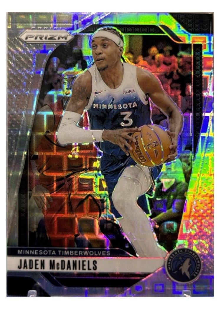2024-25 Panini Prizm Base Set Jaden McDaniels #175 card