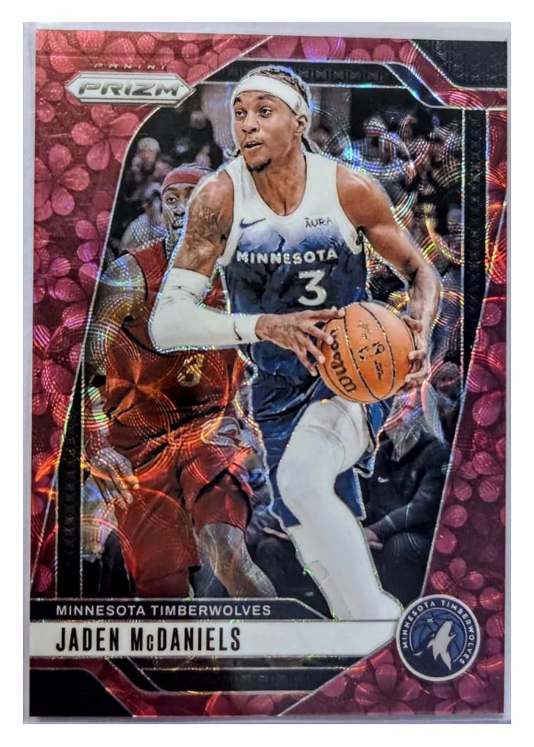 2024-25 Panini Prizm Base Set Jaden McDaniels #175 card