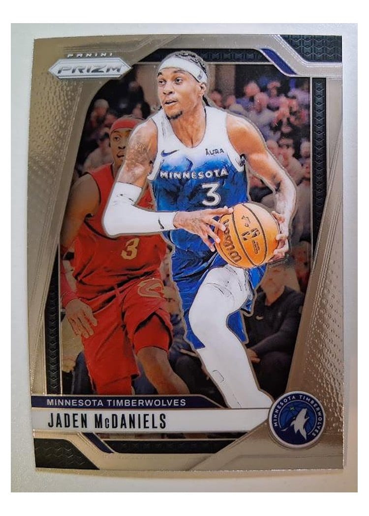 2024-25 Panini Prizm Base Set Jaden McDaniels #175 card