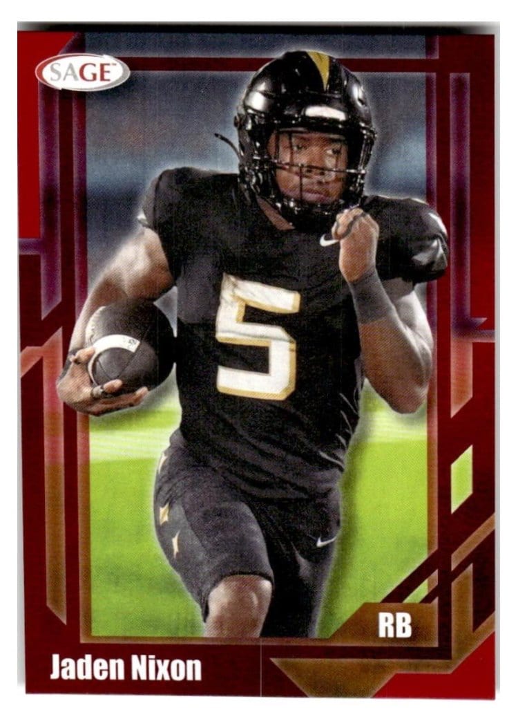2026 SAGE Football Base Set Jaden Nixon #6 card