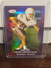 2026 SAGE Football Peak Performance Jaden Nixon #PK-JN card
