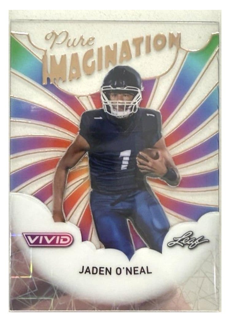 2025 Leaf Vivid Pure Imagination Jaden O’Neal #PB-21 card