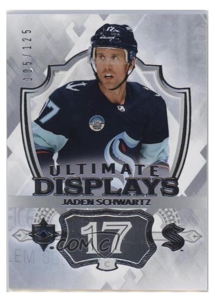 2023-24 Upper Deck Ultimate Collection Ultimate Displays Jaden Schwartz #UD-JS card