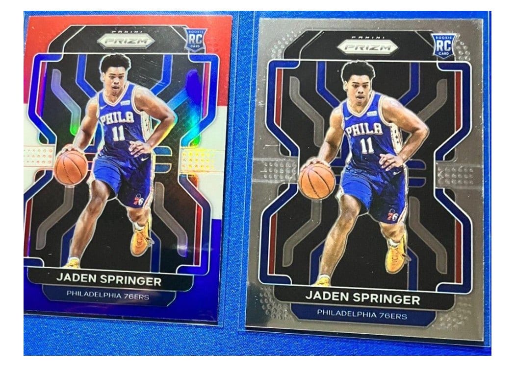 2021-22 Panini Prizm Base Set Jaden Springer #317 card