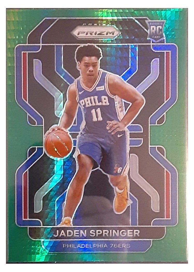 2021-22 Panini Prizm Base Set Jaden Springer #317 card