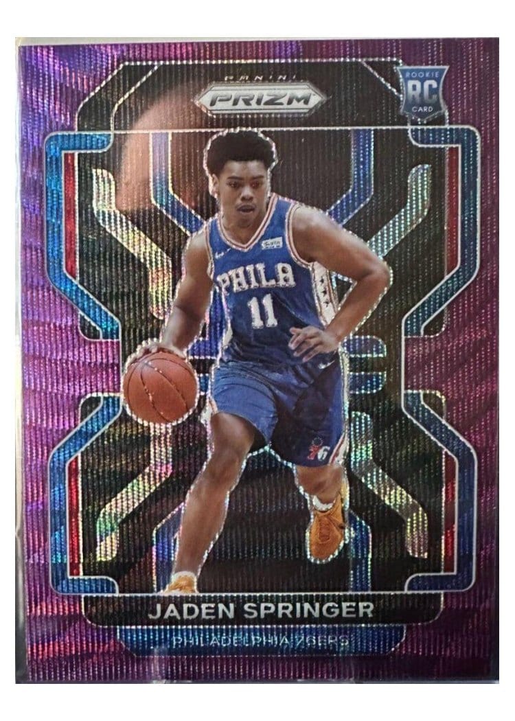 2021-22 Panini Prizm Base Set Jaden Springer #317 card