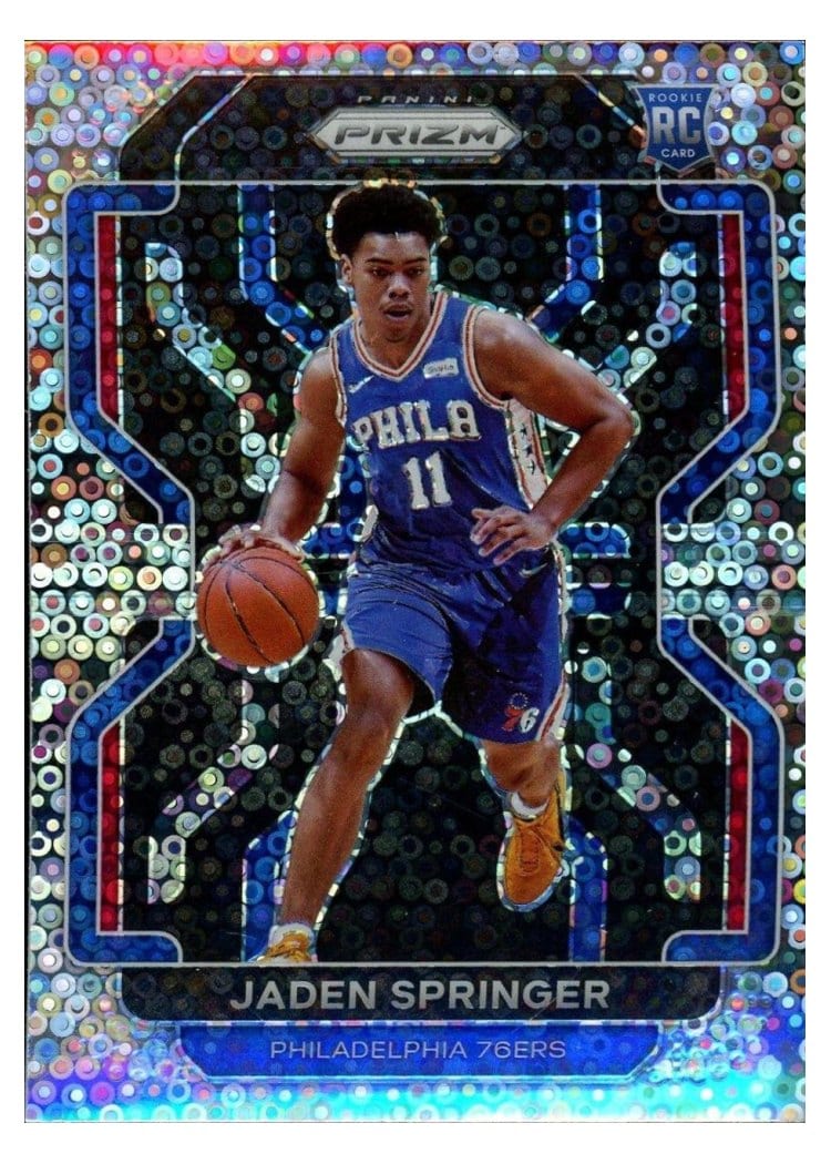 2021-22 Panini Prizm Base Set Jaden Springer #317 card