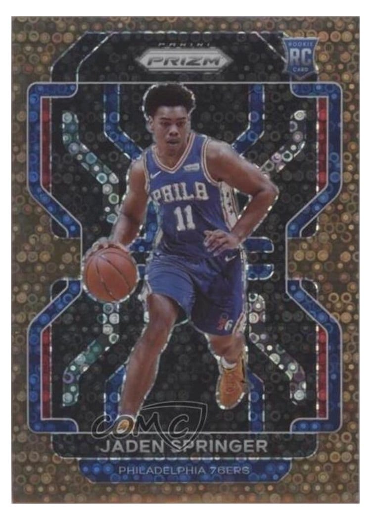 2021-22 Panini Prizm Base Set Jaden Springer #317 card