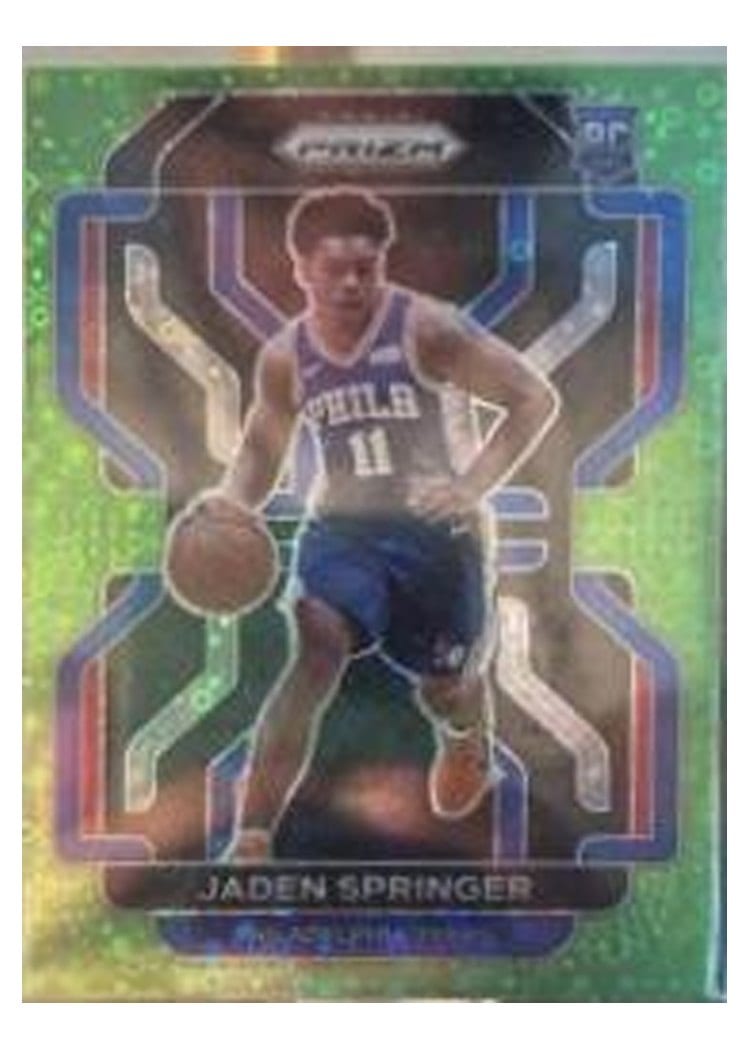 2021-22 Panini Prizm Base Set Jaden Springer #317 card