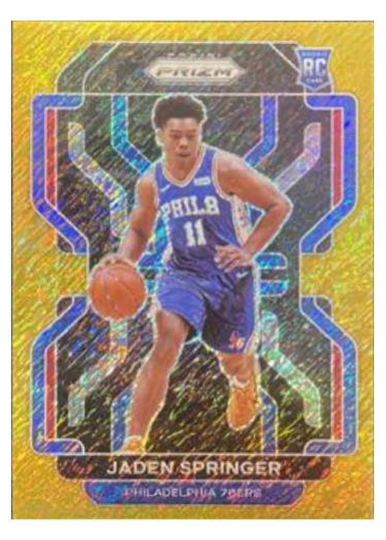 2021-22 Panini Prizm Base Set Jaden Springer #317 card