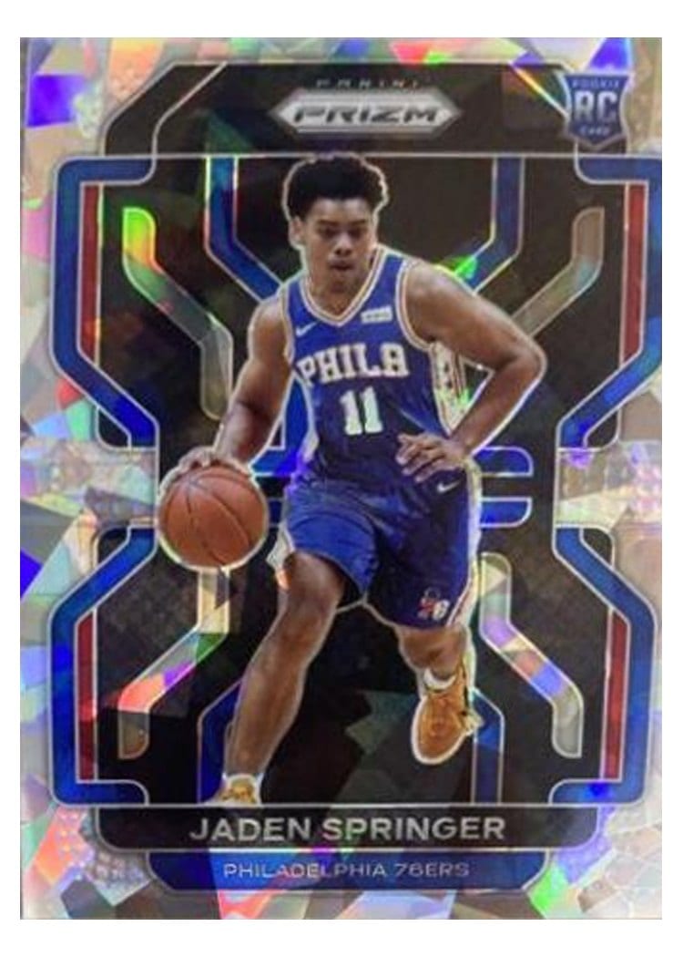 2021-22 Panini Prizm Base Set Jaden Springer #317 card