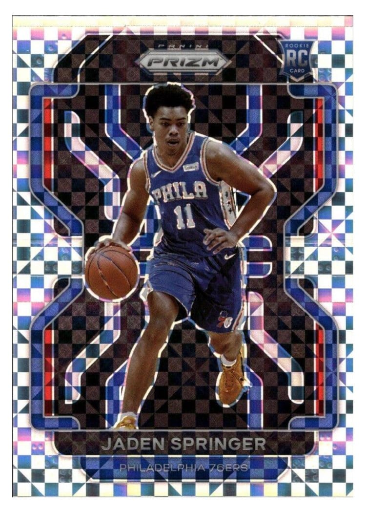 2021-22 Panini Prizm Base Set Jaden Springer #317 card