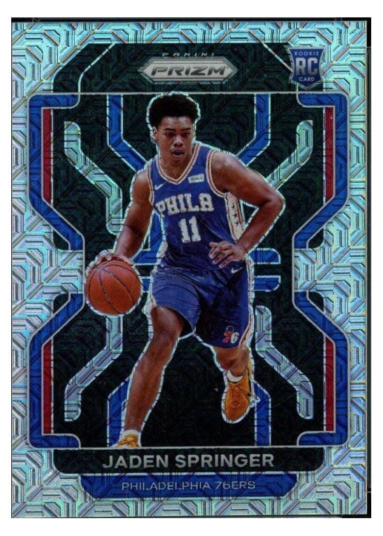 2021-22 Panini Prizm Base Set Jaden Springer #317 card
