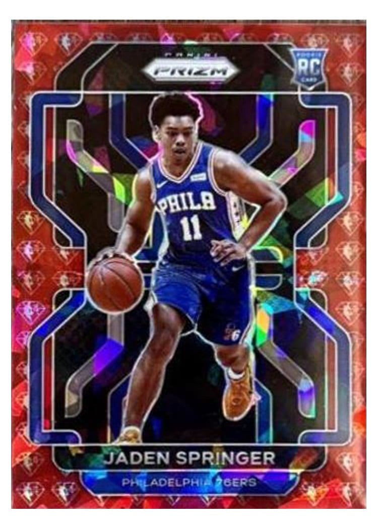2021-22 Panini Prizm Base Set Jaden Springer #317 card