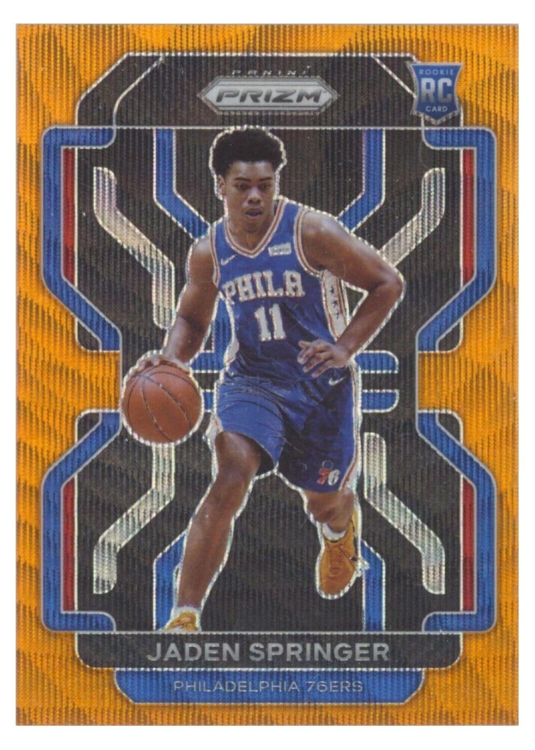 2021-22 Panini Prizm Base Set Jaden Springer #317 card
