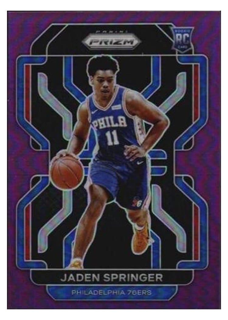 2021-22 Panini Prizm Base Set Jaden Springer #317 card