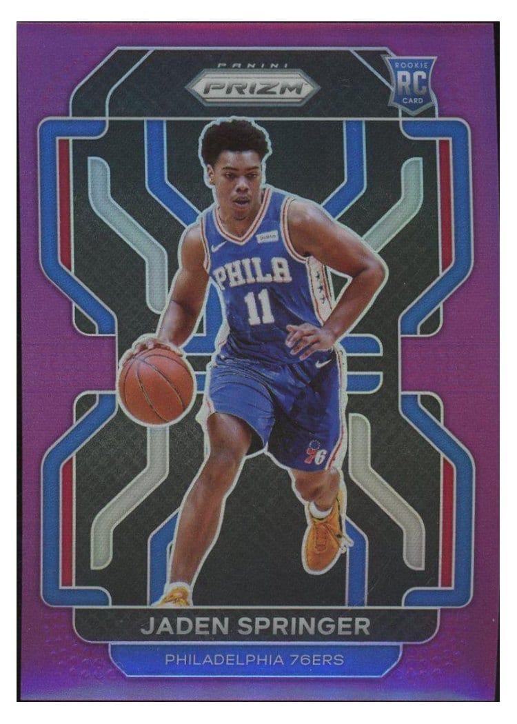 2021-22 Panini Prizm Base Set Jaden Springer #317 card