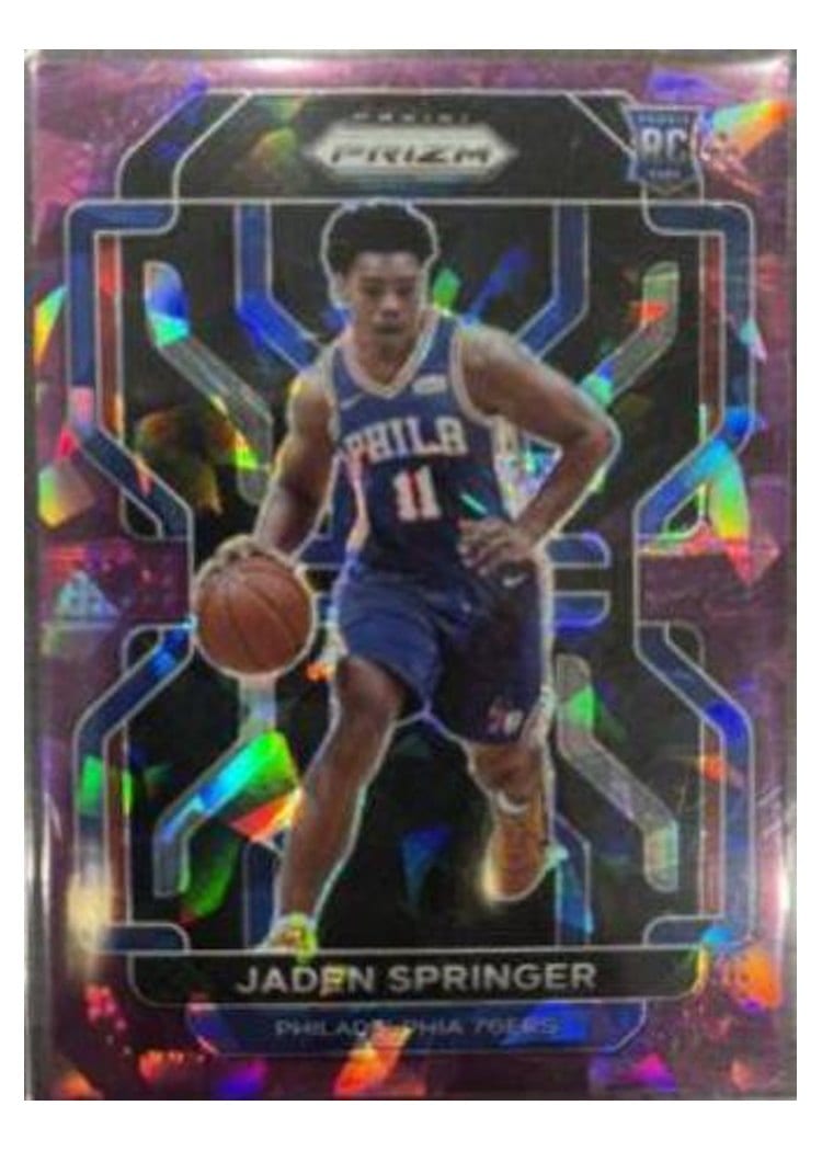 2021-22 Panini Prizm Base Set Jaden Springer #317 card