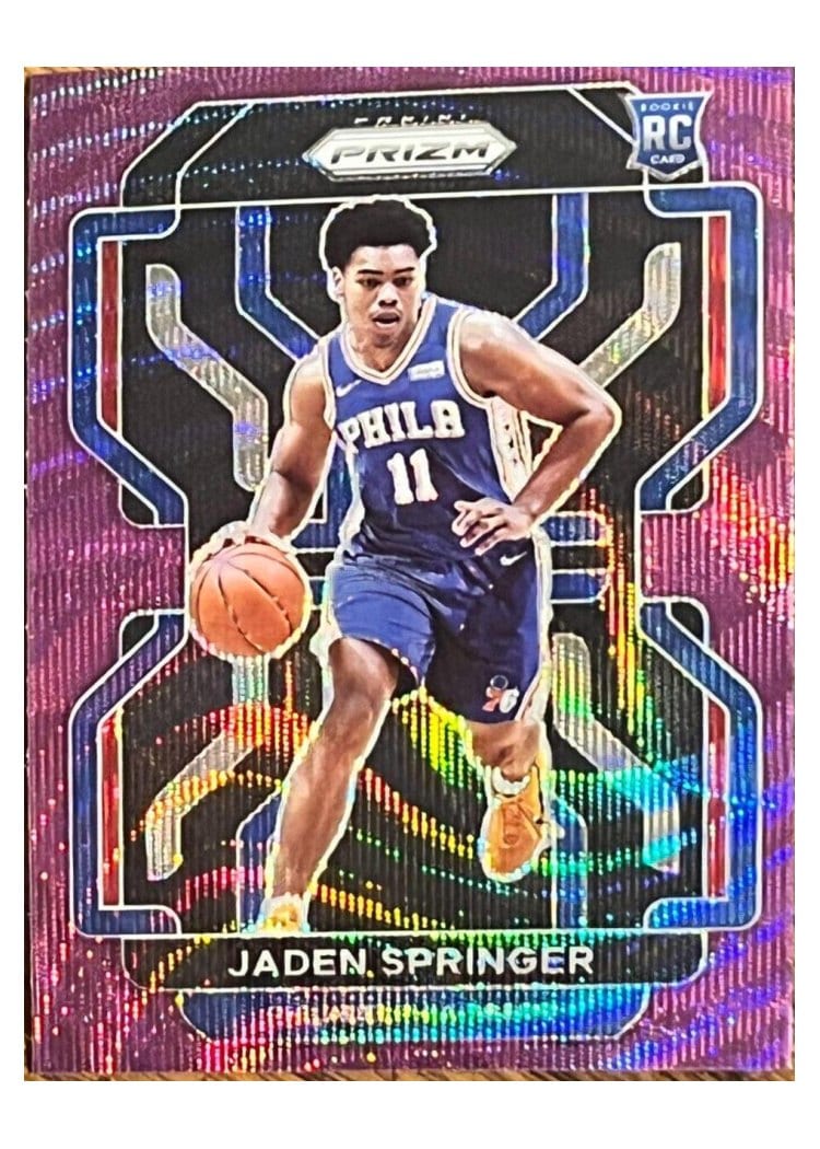 2021-22 Panini Prizm Base Set Jaden Springer #317 card