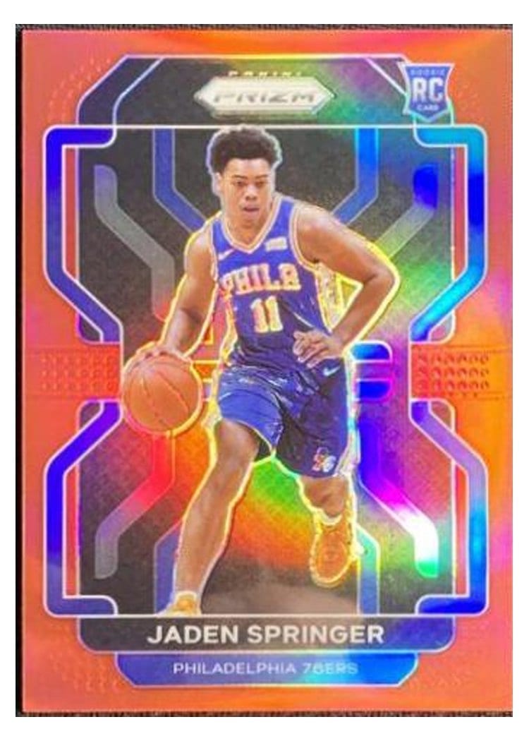 2021-22 Panini Prizm Base Set Jaden Springer #317 card