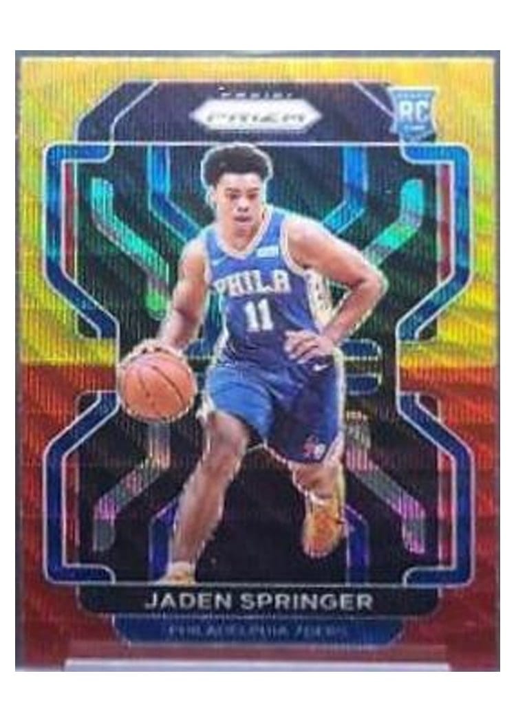 2021-22 Panini Prizm Base Set Jaden Springer #317 card