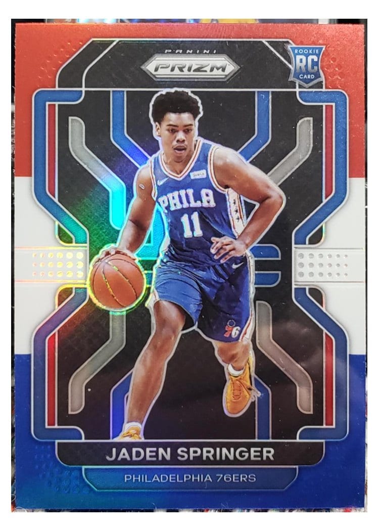 2021-22 Panini Prizm Base Set Jaden Springer #317 card