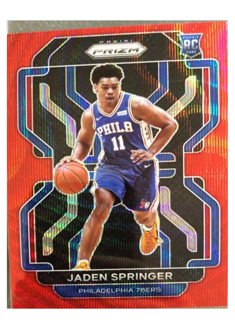 2021-22 Panini Prizm Base Set Jaden Springer #317 card