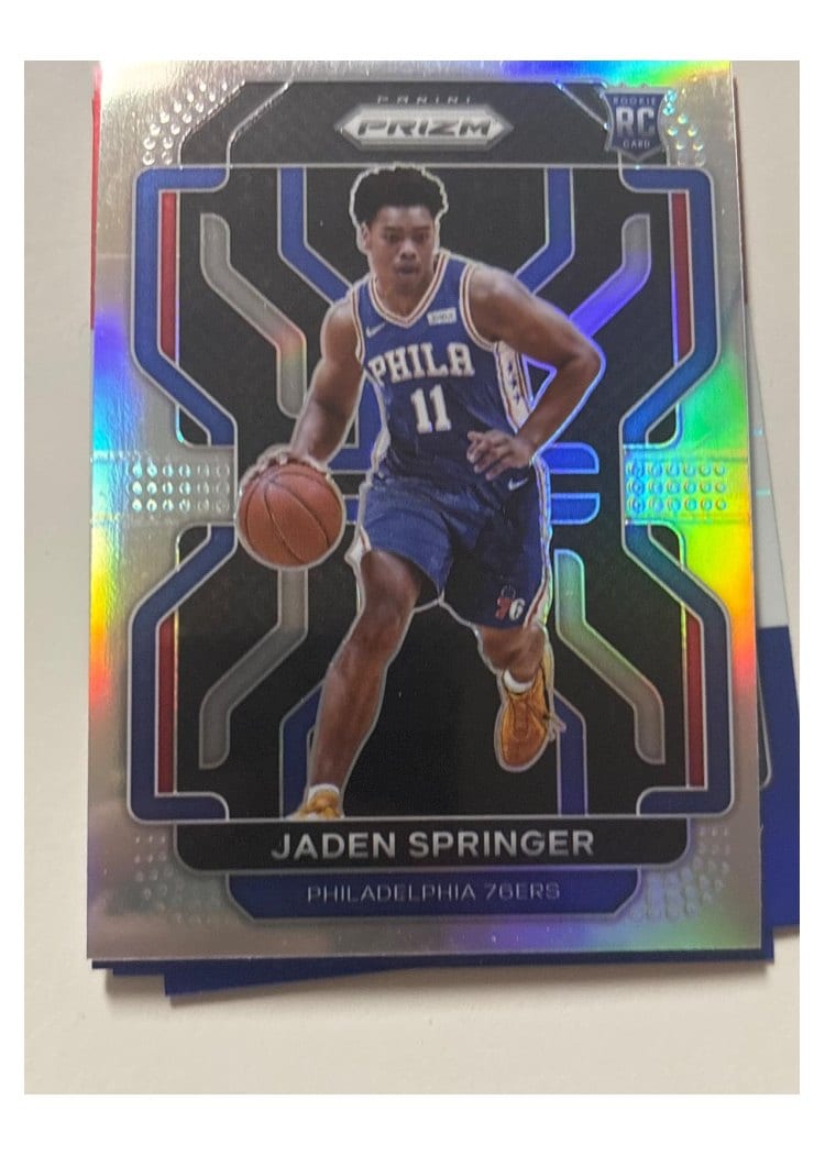 2021-22 Panini Prizm Base Set Jaden Springer #317 card