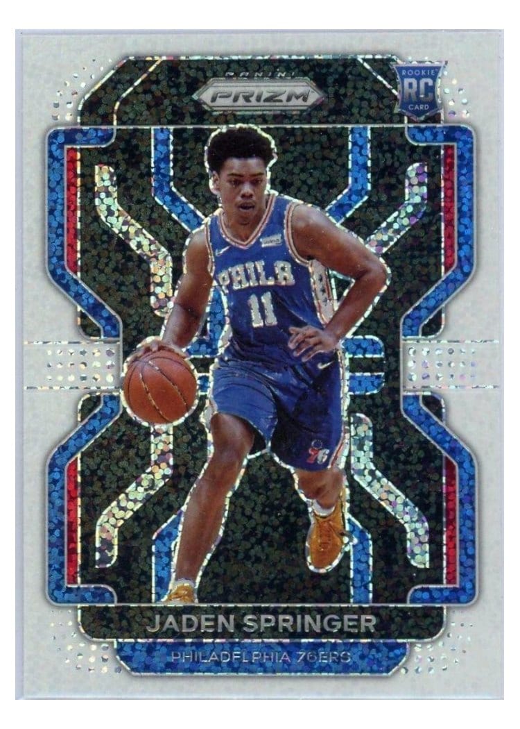 2021-22 Panini Prizm Base Set Jaden Springer #317 card