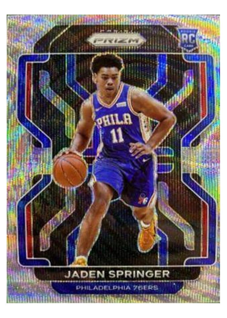2021-22 Panini Prizm Base Set Jaden Springer #317 card