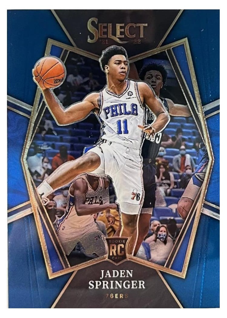 2021-22 Panini Select Base Set Jaden Springer #180 card